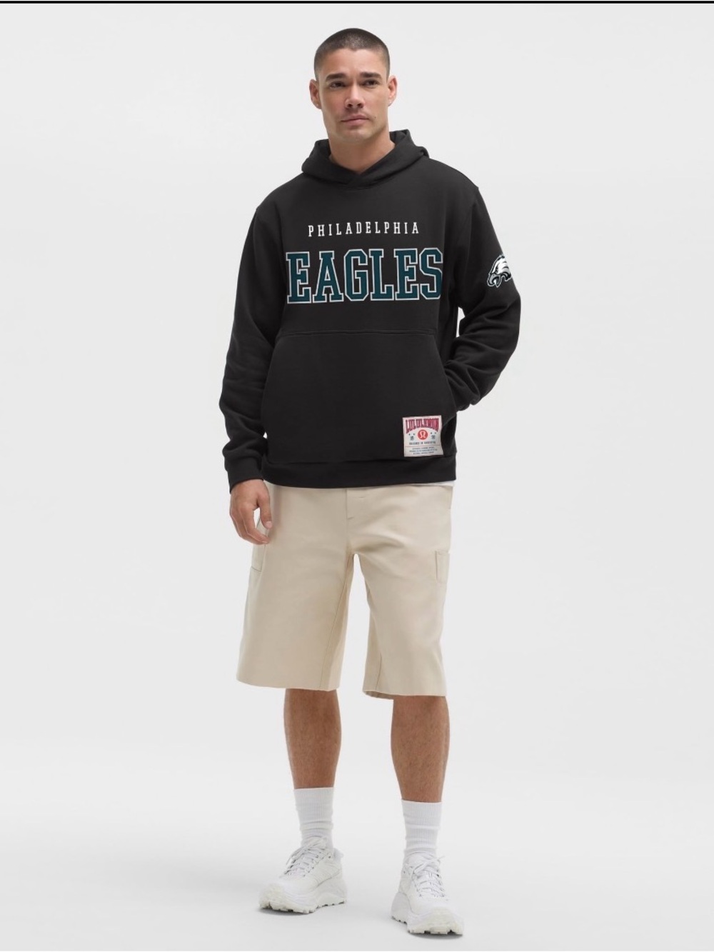 Lululemon Philadelphia Eagles Steady State Pullover Hoodie Black XL NWT